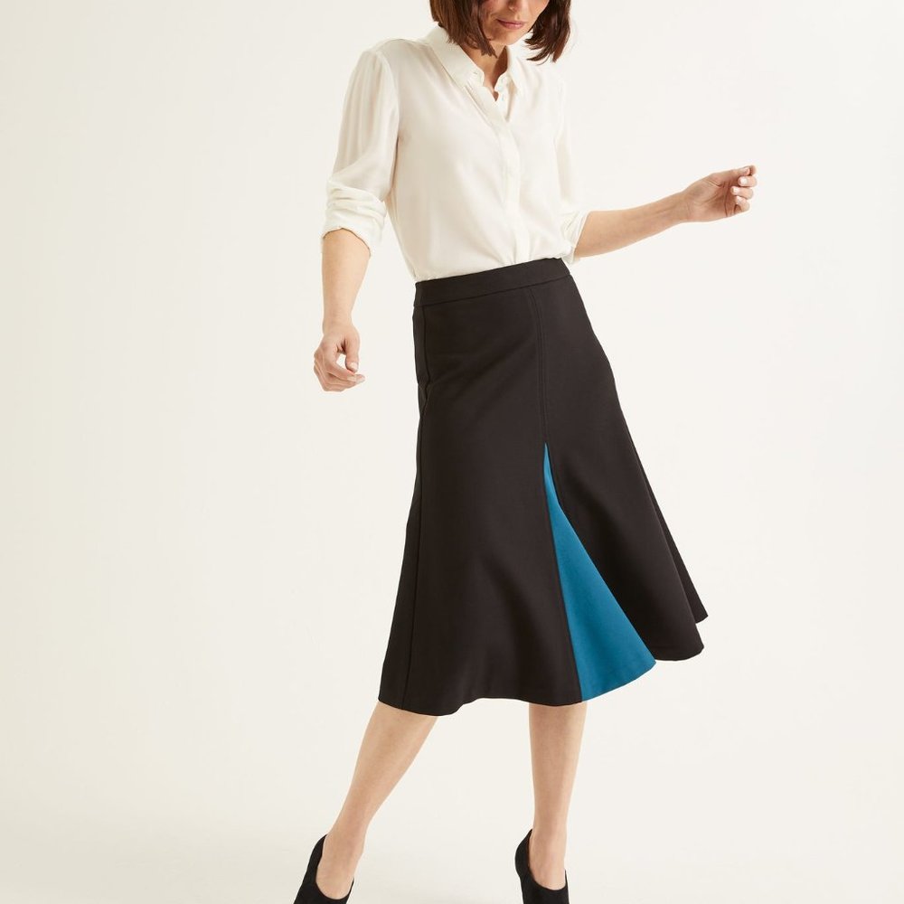 Boden Henrietta Ponte Midi Skirt